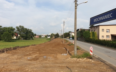 Ruszyła przebudowa ulicy Mochnaniec Ruszyła przebudowa ulicy Mochnaniec